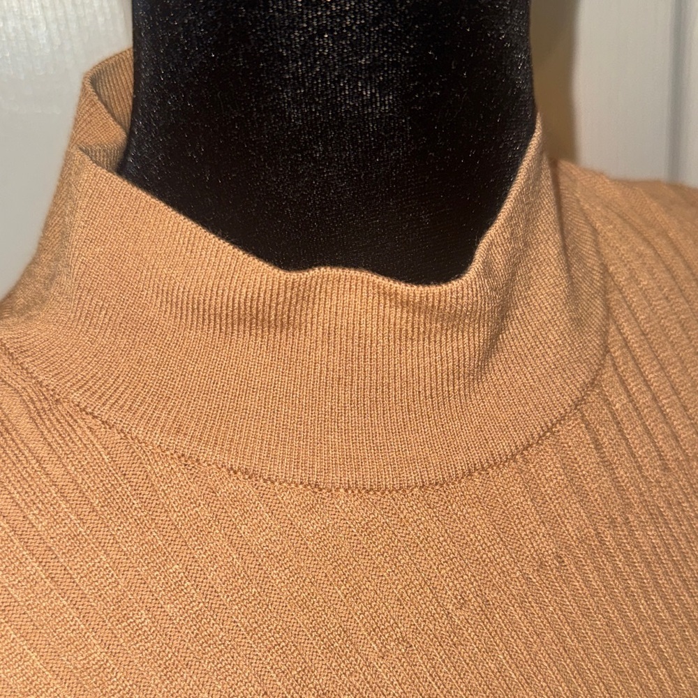 Calvin Klein Tan Long Sleeve Dress - Picture 3 of 13